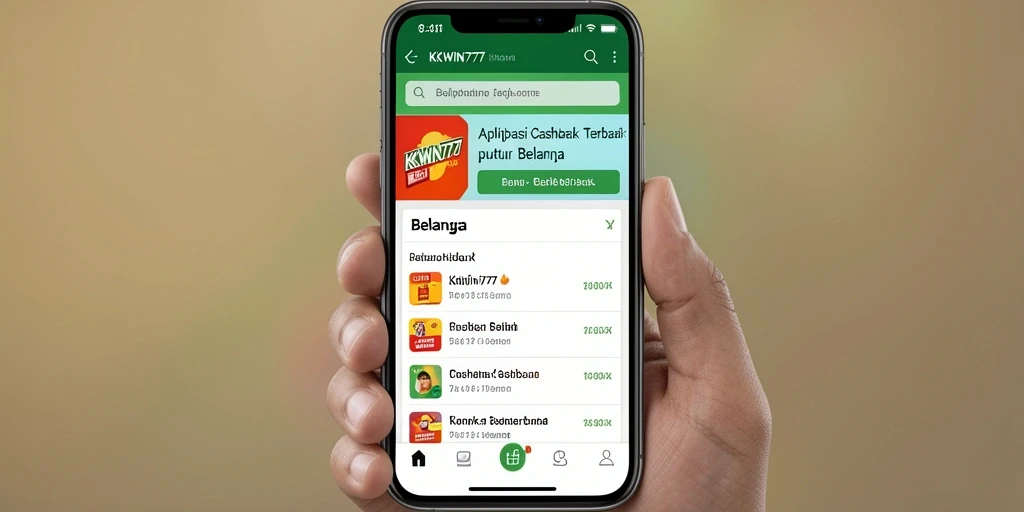 Tampilan utama KKWIN777 dengan fitur Cashback yang menarik.