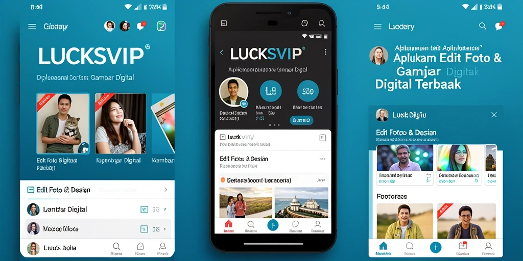 Antarmuka modern dan fitur lengkap dari LUCKSVIP.