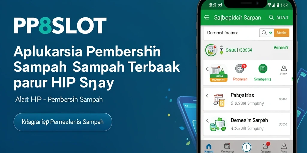Tampilan antarmuka PP8SLOT yang bersih dan efektif untuk pembersihan sampah.