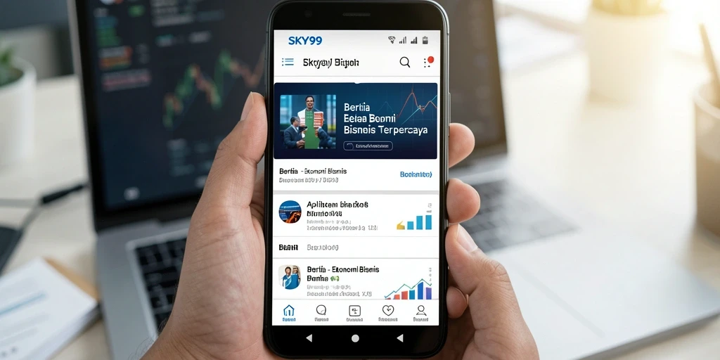Antarmuka pengguna SKY99 yang intuitif dan informatif.